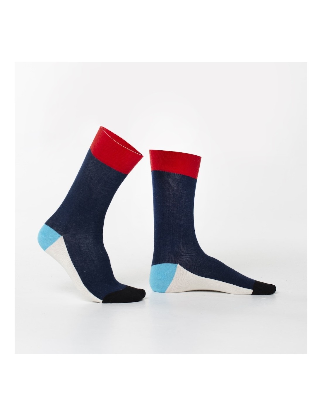 Navy blue men\'s socks SM07 - Online store - Boutique